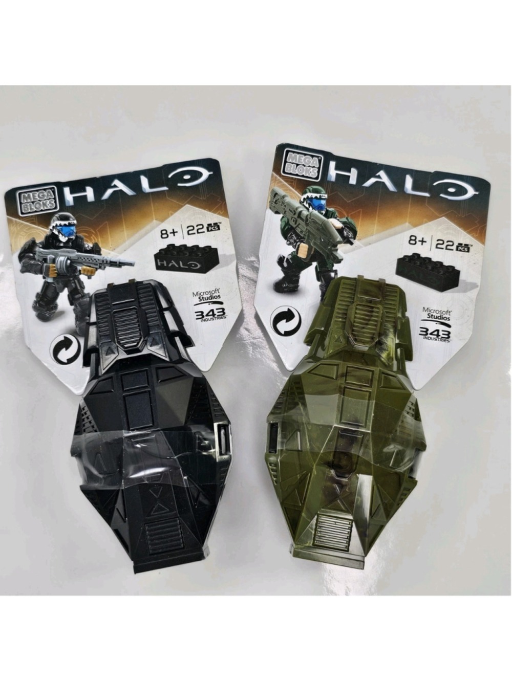 Mega Bloks Halo ODST Lot 2pcs CNJ43 CNV95 Sealed Microsoft Studios 343
